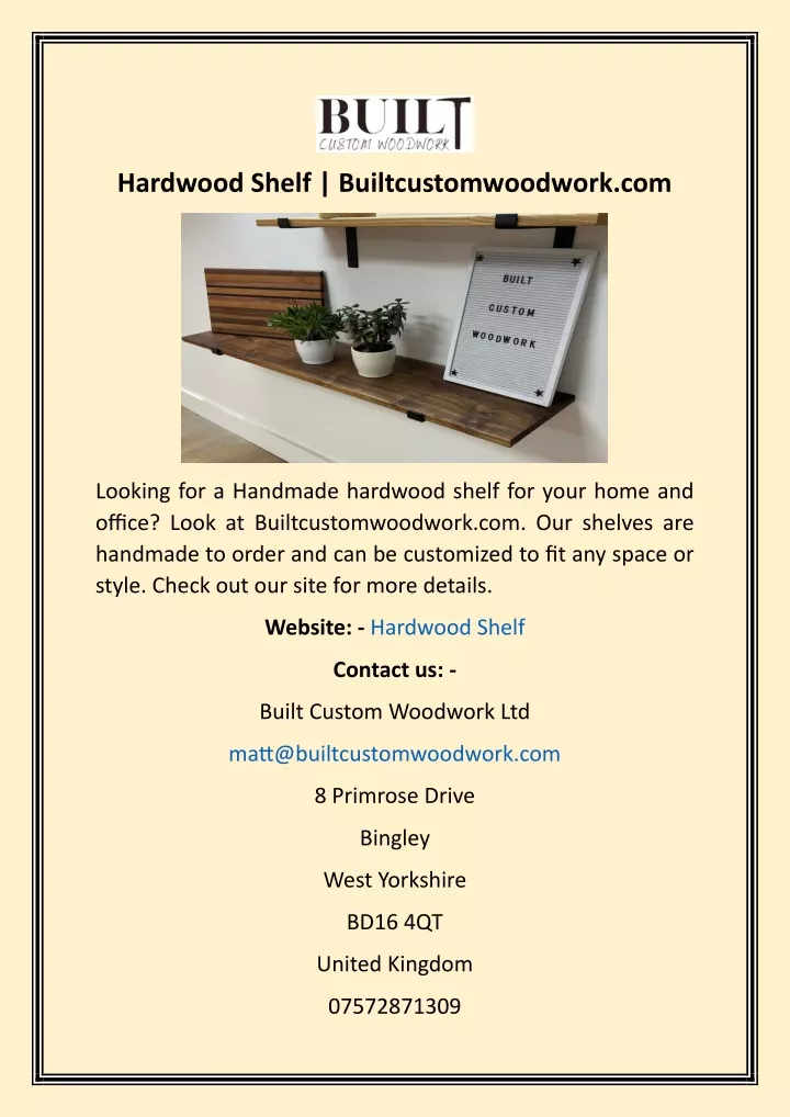 hardwood shelf builtcustomwoodwork com