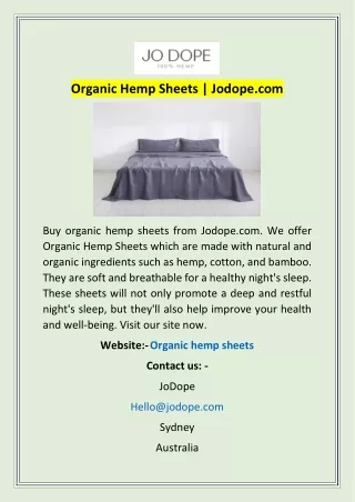 organic hemp sheets jodope com