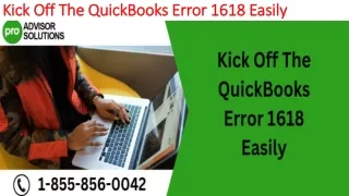 kick off the quickbooks error 1618 easily
