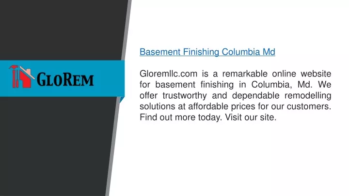 basement finishing columbia md gloremllc