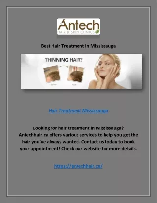 Best Hair Treatment In Mississauga