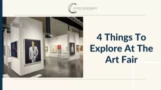 4 Things To Explore At The Art Fair