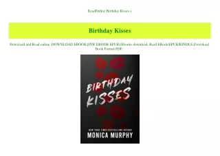 ReadOnline Birthday Kisses (E.B.O.O.K. DOWNLOAD^