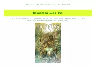 Download EBOoK@ Monstress Book Two Full PDF