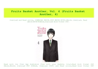(READ)^ Fruits Basket Another  Vol. 4 (Fruits Basket Another  4) (READ PDF EBOOK)