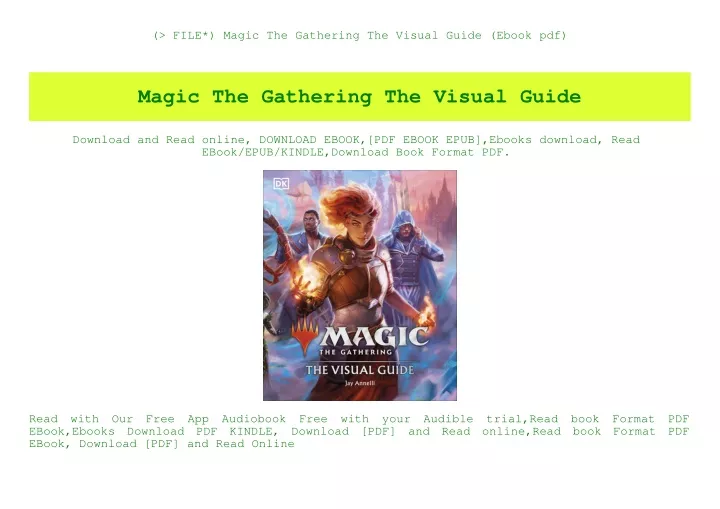 file magic the gathering the visual guide ebook