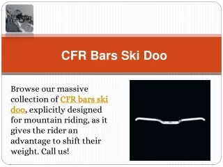CFR Bars Ski Doo