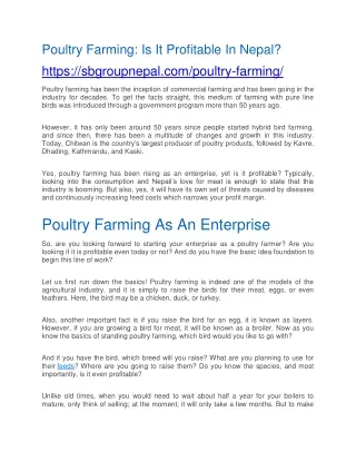 Poultry Farming.docx