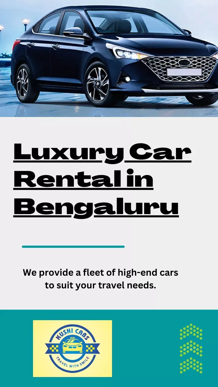 luxury car rental in bengaluru