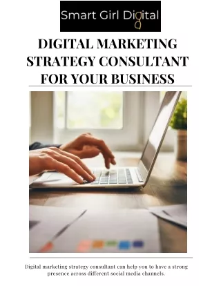 Digital Marketing Strategy Consultant For Your Business