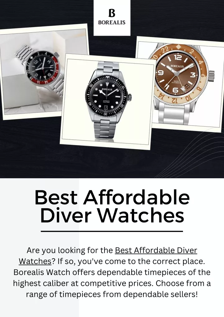 best affordable diver watches