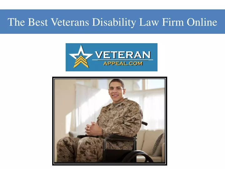 the best veterans disability law firm online