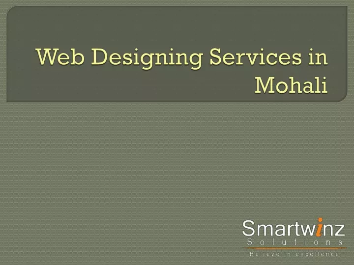 web designing services in mohali