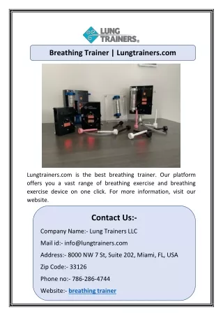 breathing trainer lungtrainers com