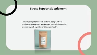 Stress Support Supplement