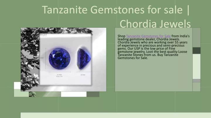 tanzanite gemstones for sale chordia jewels