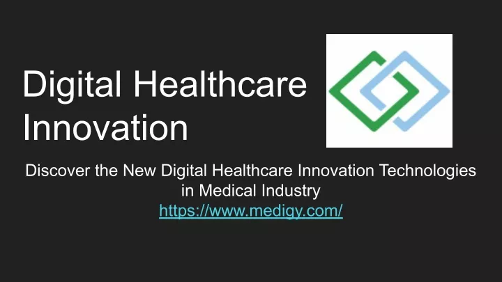 digital healthcare innovation