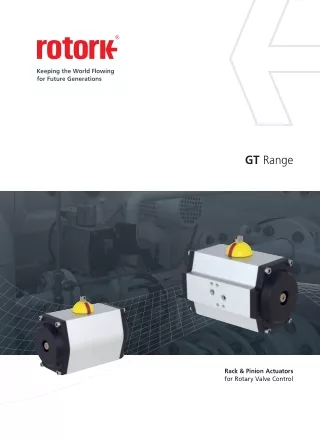 GT Range Single- And Double-Acting Pneumatic Piston Actuators