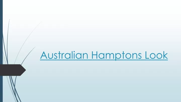 australian hamptons look