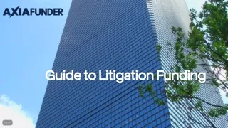 Litigation financing| Guide to Third Party Litigation Funding UK