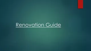 renovation guide