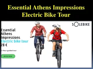 Essential Athens Impressions Electric Bike Tour