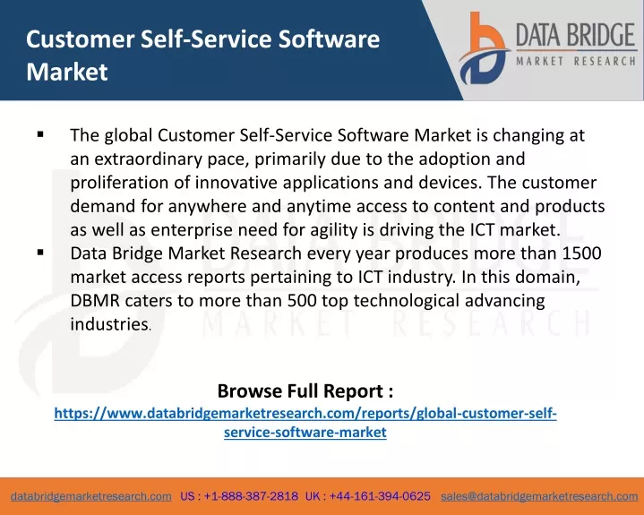 customer self service software market
