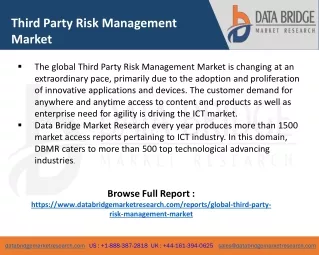 third party risk management market