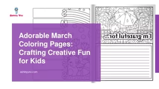 Cute March Coloring Pages