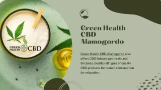Alamogordo Green Health CBD Products for Healthcare