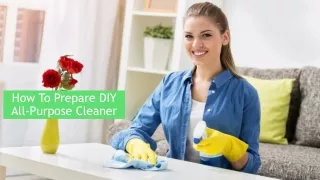 How To Prepare DIY All-Purpose Cleaner