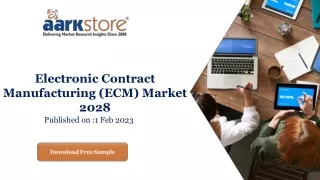 Electronic Contract Manufacturing (ECM) Market 2028