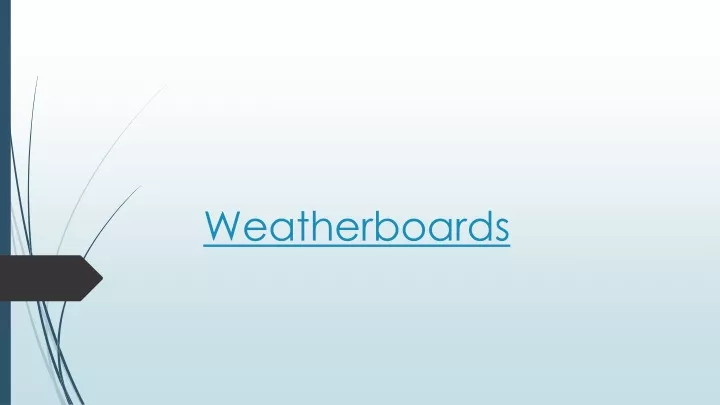 weatherboards