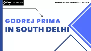 Buy Godrej Prima in South Delhi  | Godrej Properties