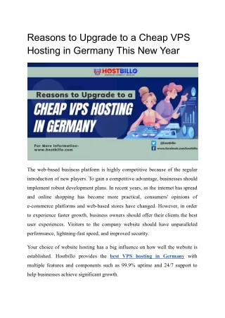 reasons to upgrade to a cheap vps hosting