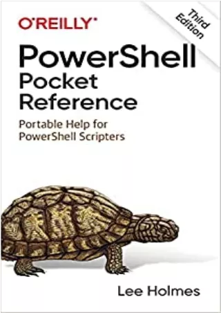 DOWNLOAD PowerShell Pocket Reference Portable Help for PowerShell Scripters