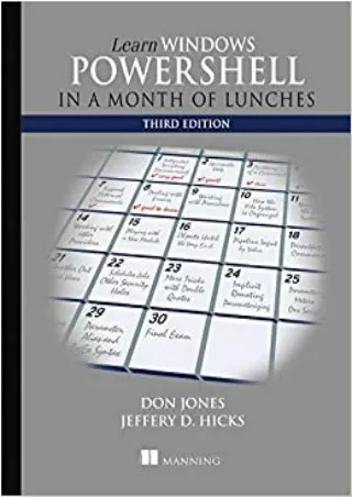 READ Learn Windows PowerShell in a Month of Lunches
