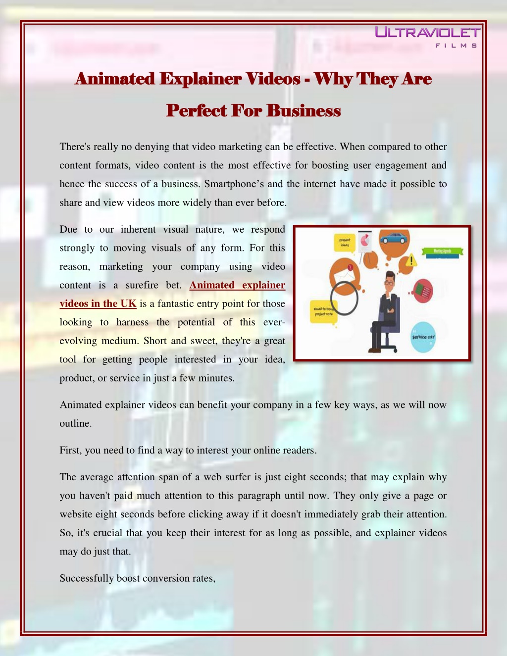 PPT - Animated Explainer Videos - Why They Are Perfect For Business ...
