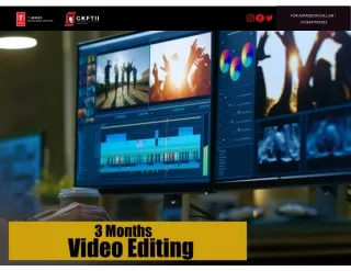 Video Editing Course: Certification, Career Opportunity