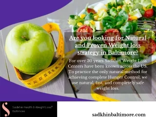 Nutritional Counseling in Baltimore