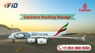 Emirates Booking Manage
