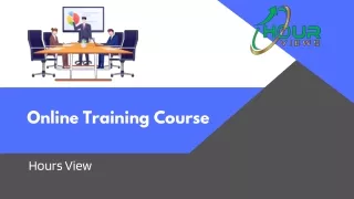 online training course