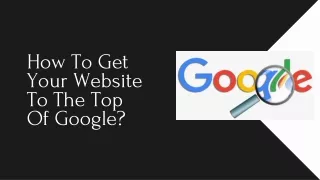 Get Your Website to the Top of Google with Experts