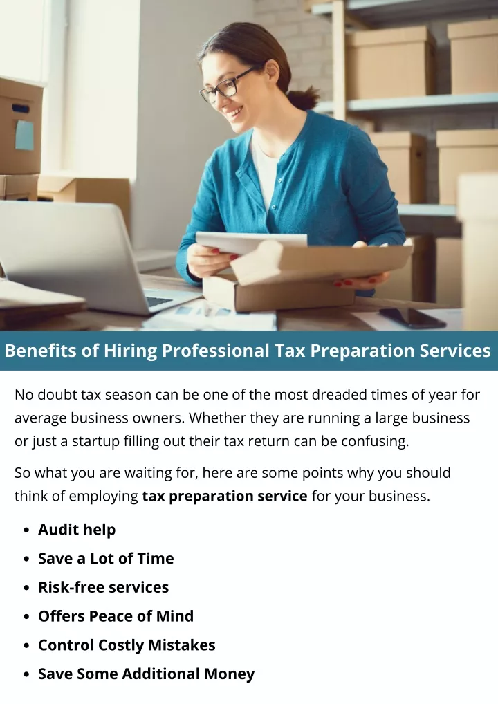 benefits of hiring professional tax preparation