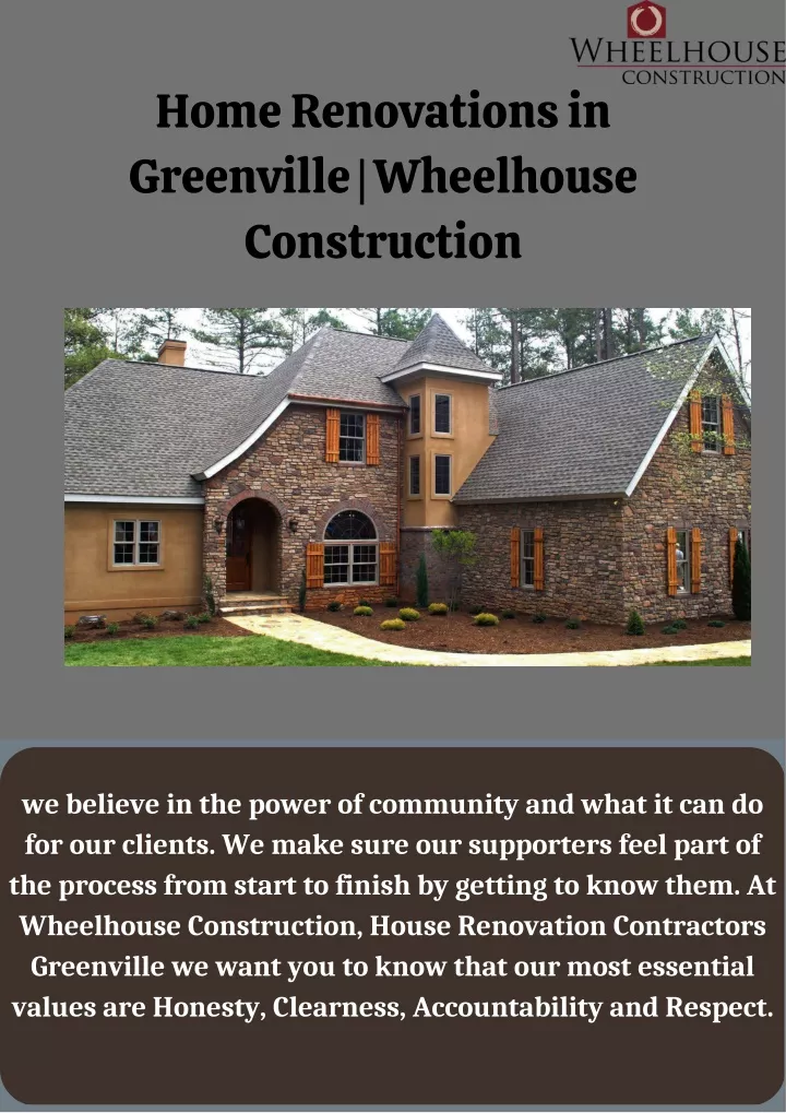 home renovations in greenville wheelhouse