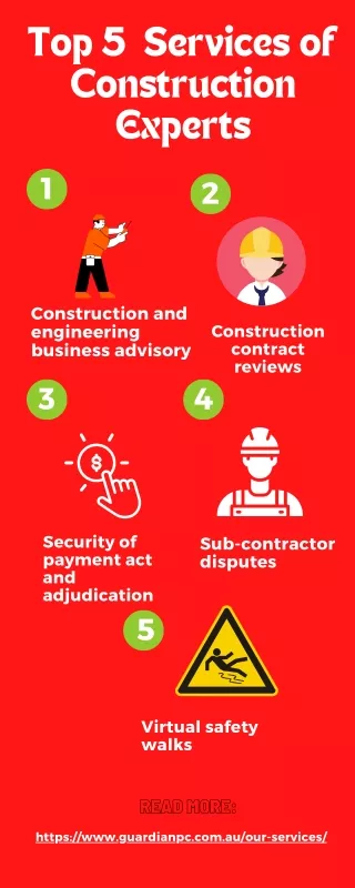 Top 5 Services of Construction Experts