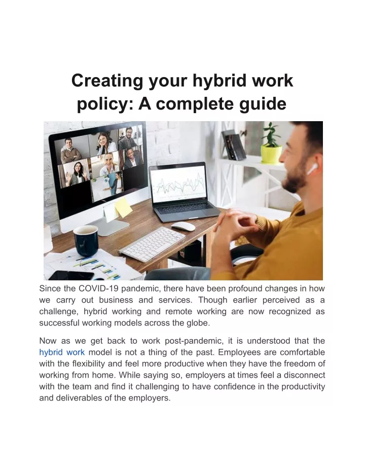 PPT - Creating Your Hybrid Work Policy_ A Complete Guide PowerPoint ...