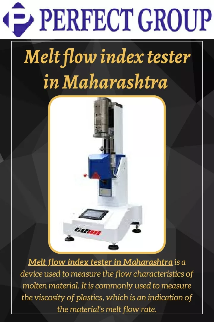 melt flow index tester in maharashtra