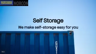 Self-Storage Leeds  Northern Containers