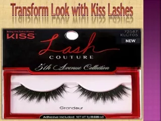 transform look with kiss lashes